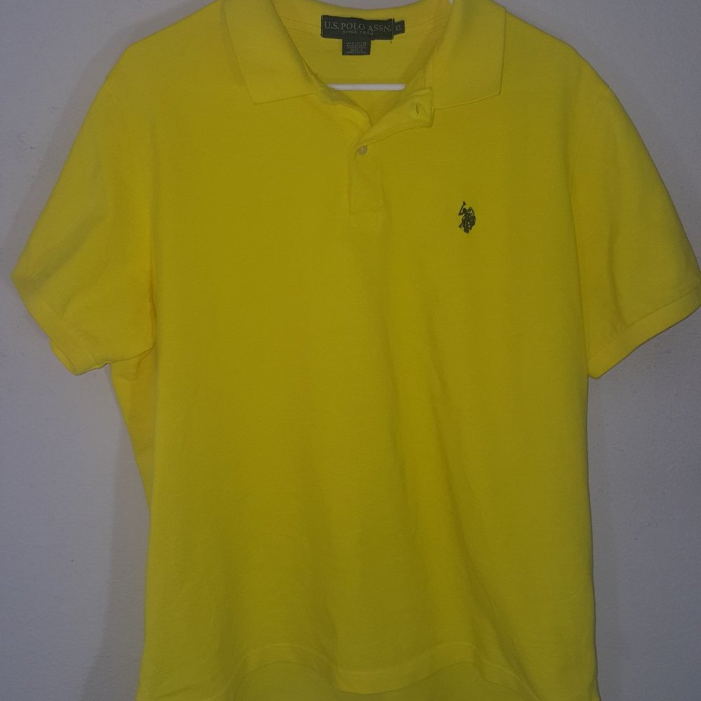 U.S Polo Assn. Yellow Polo Shirt